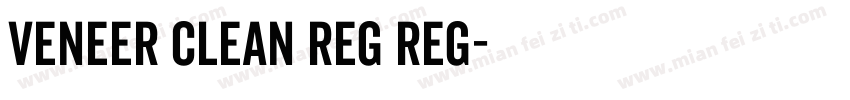 Veneer Clean Reg Reg字体转换